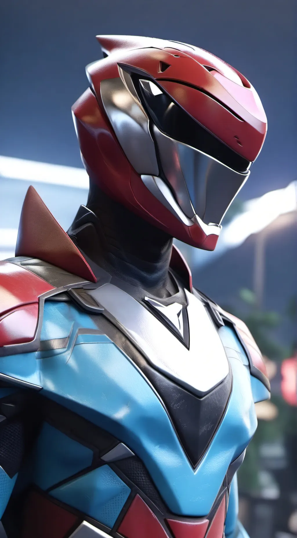 ai character: power rangers background