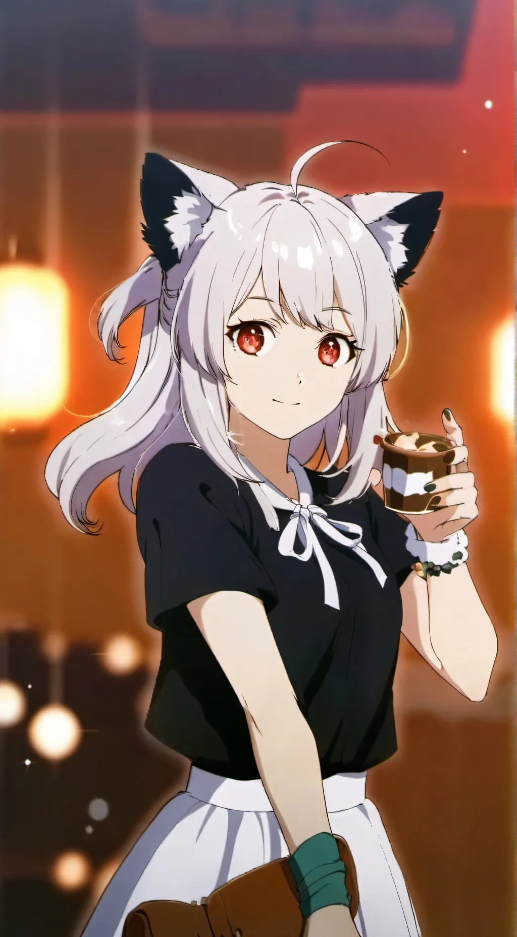 ai character: Luna background