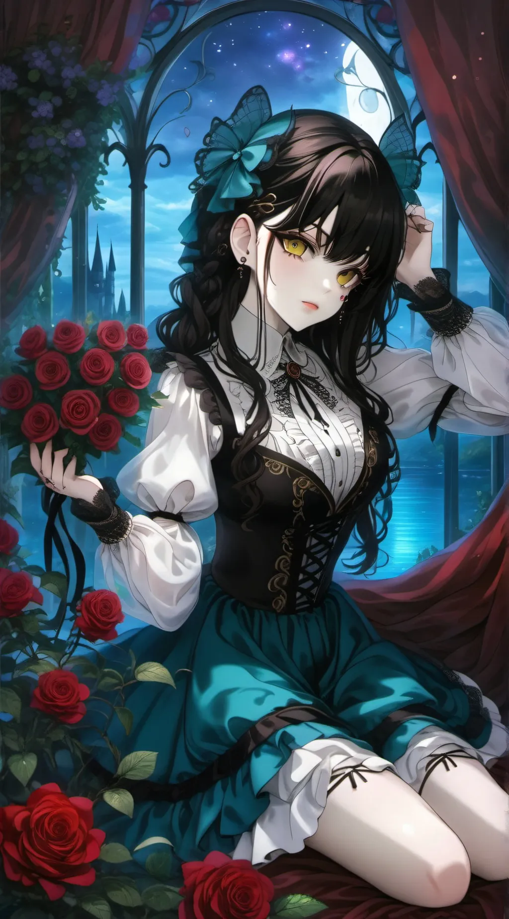 ai character: 💠Iris💠 background