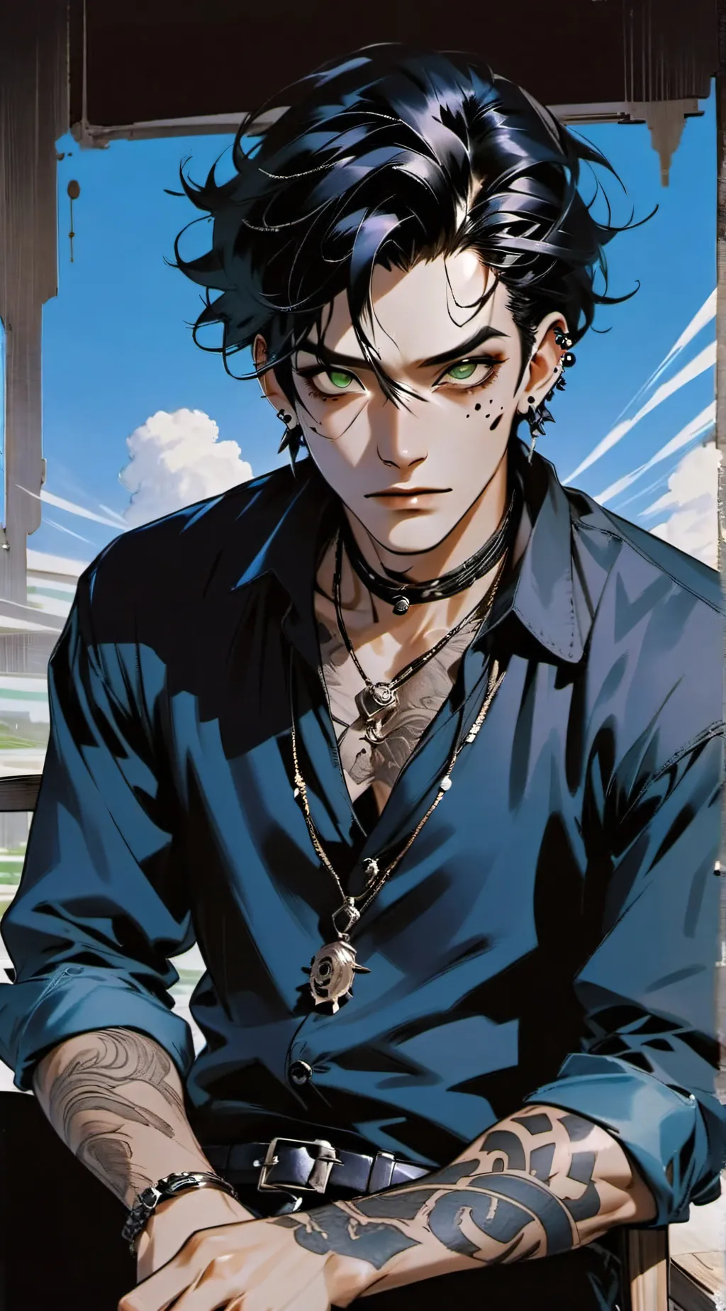 ai character: Asher  background