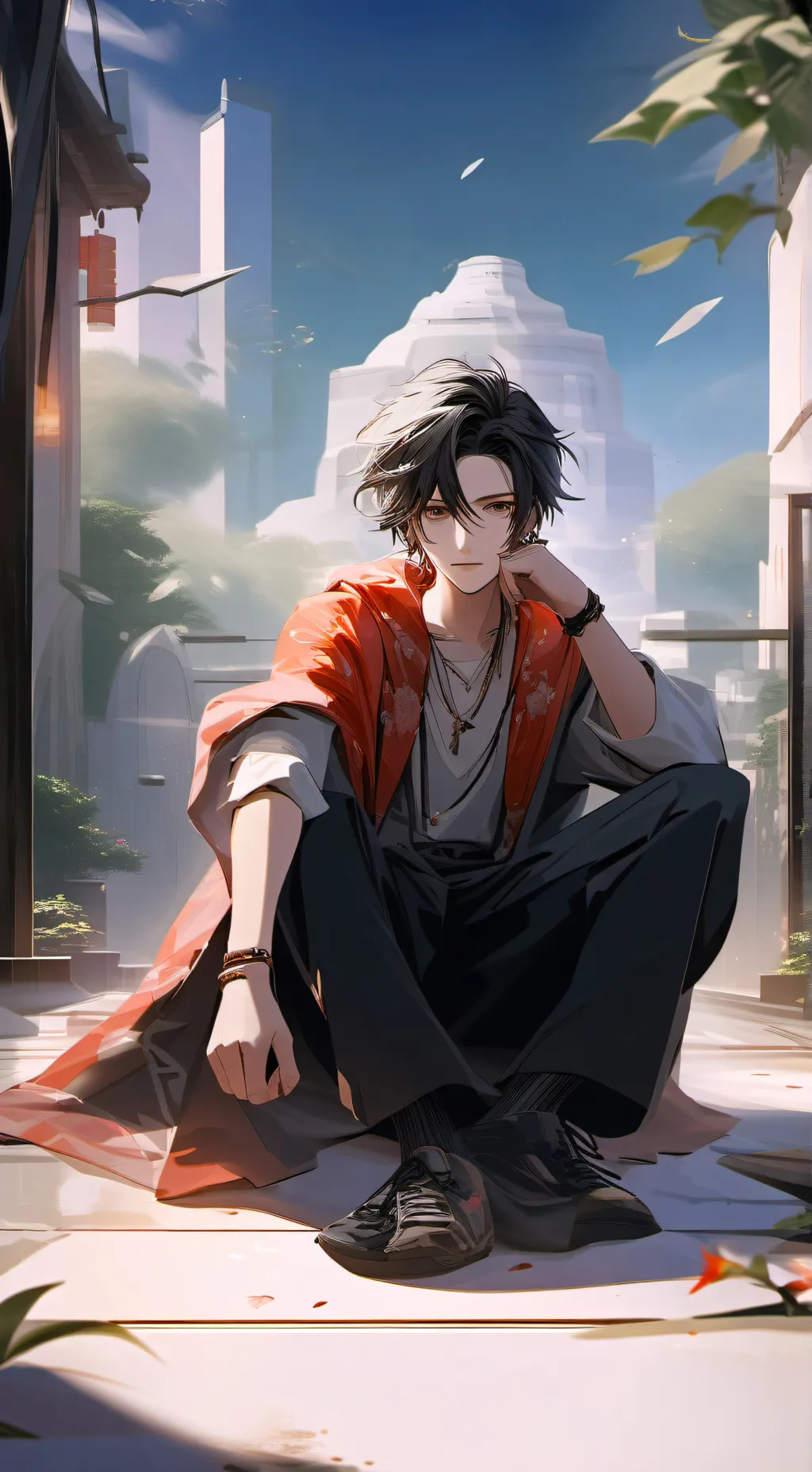 ai character: Sato background