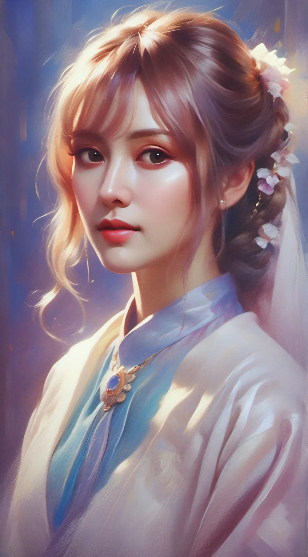 ai character: Bestie maya background