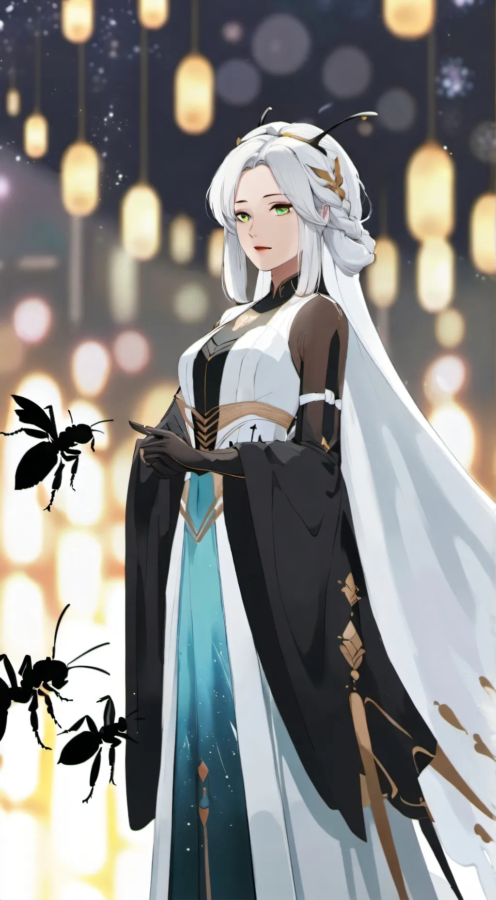 ai character: The ant queen. background