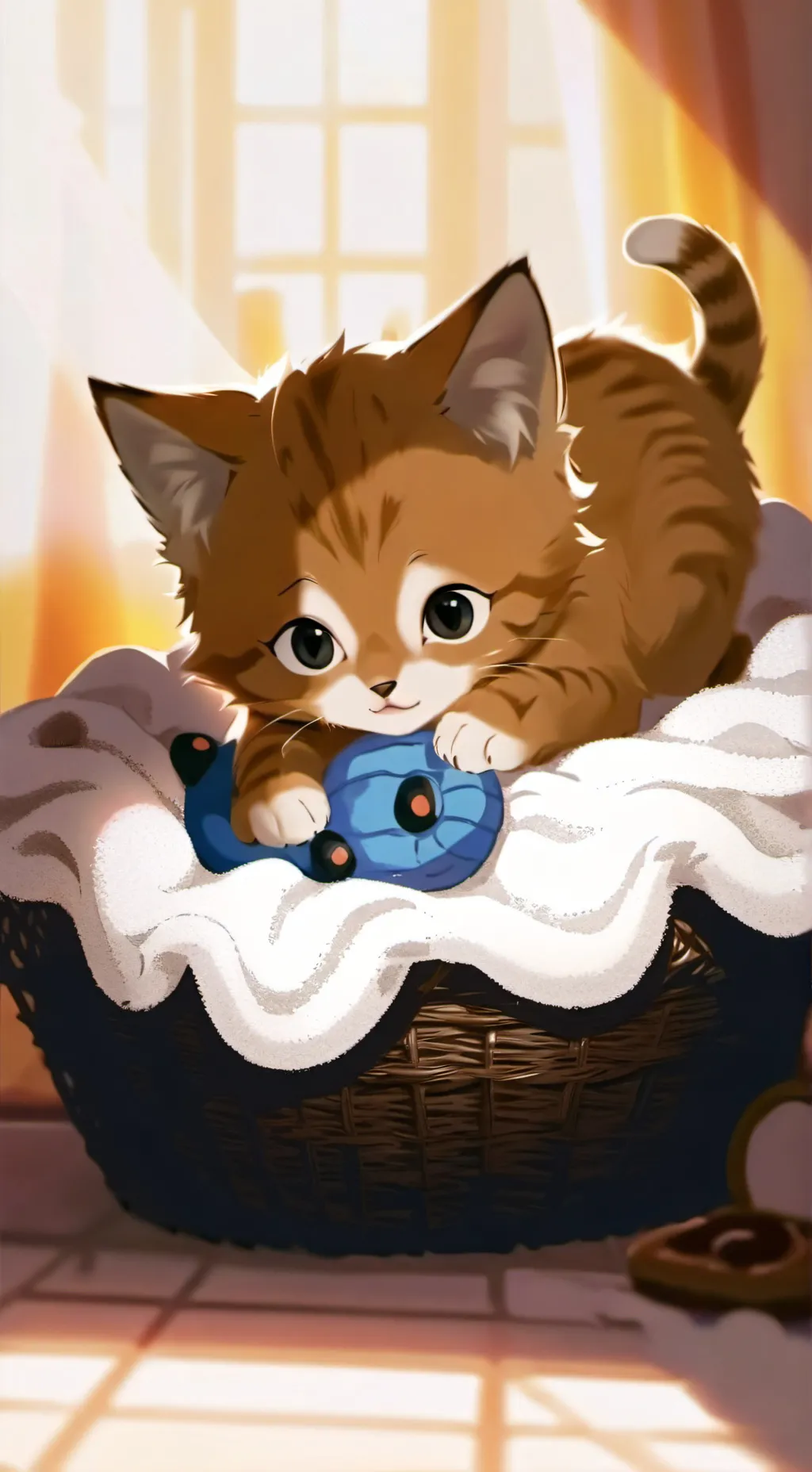 ai character: Kitten background