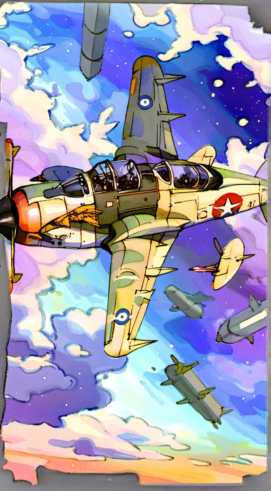 ai character: earth x venus background