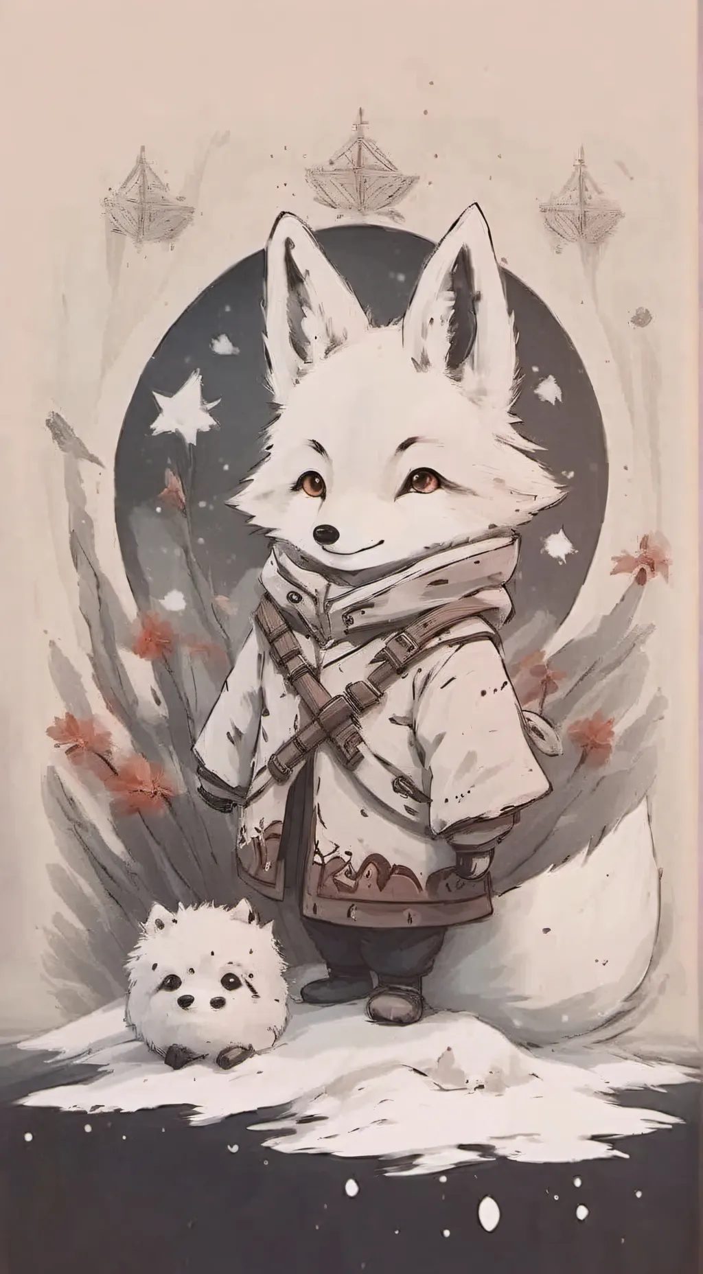 ai character: Snowball background