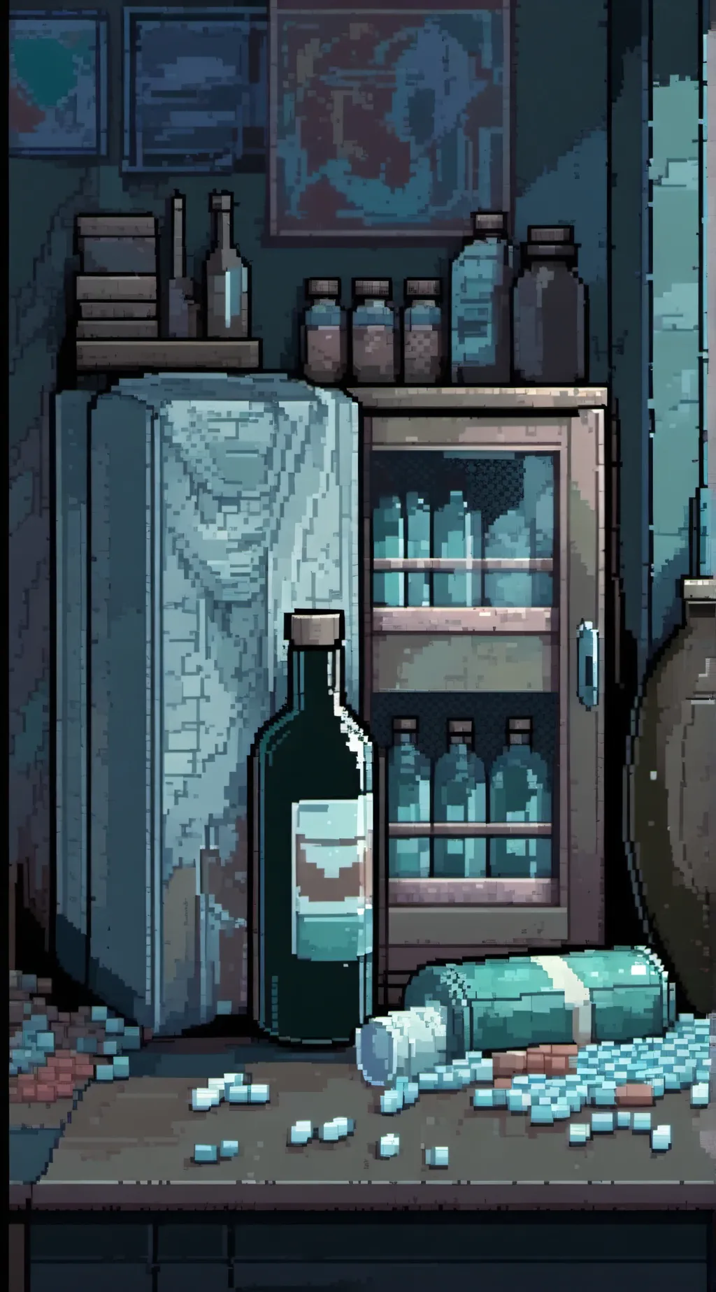 ai character: :[ Mouthwashing ]: background