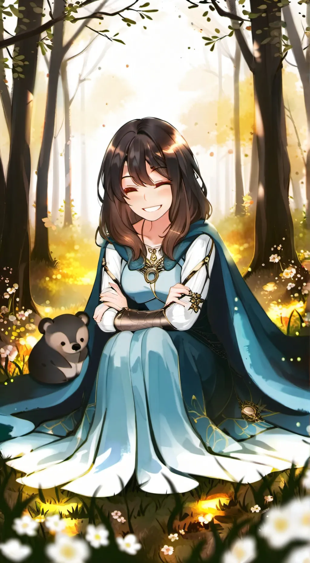 ai character: LMK Digimon background