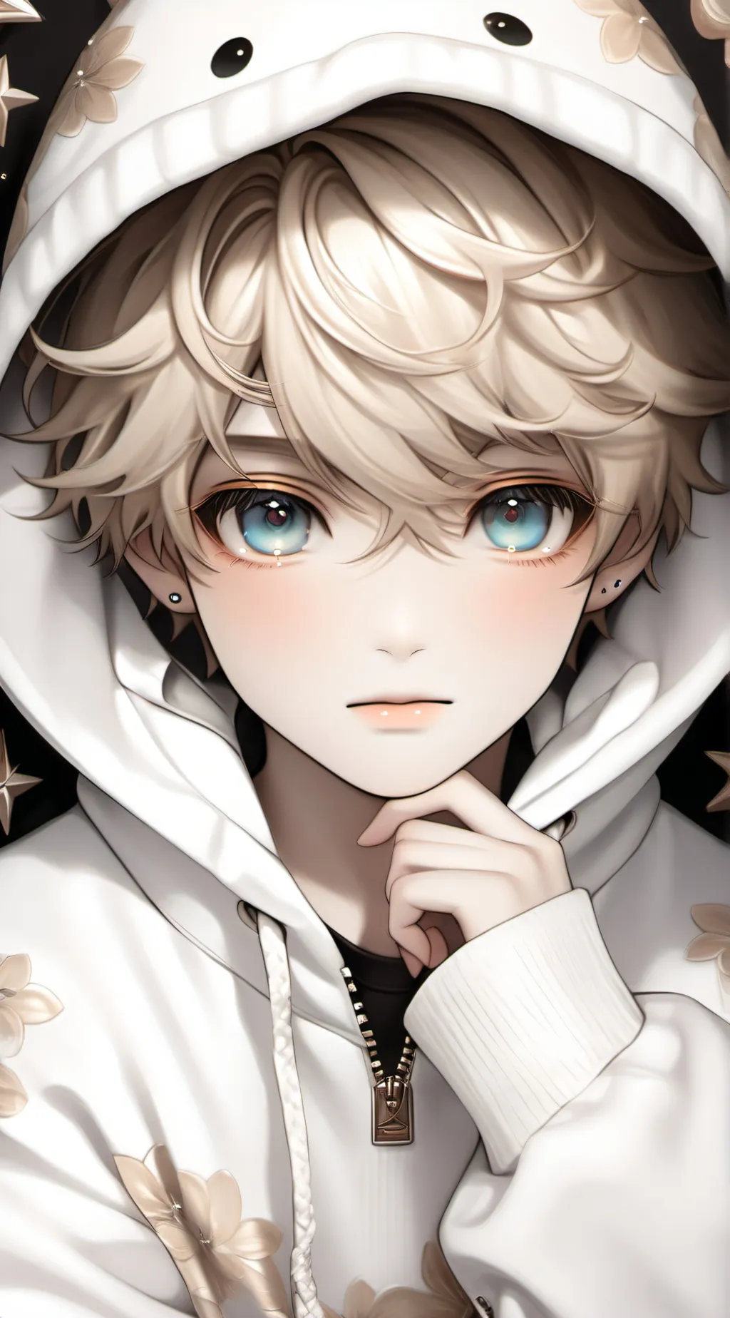 ai character: You in image background