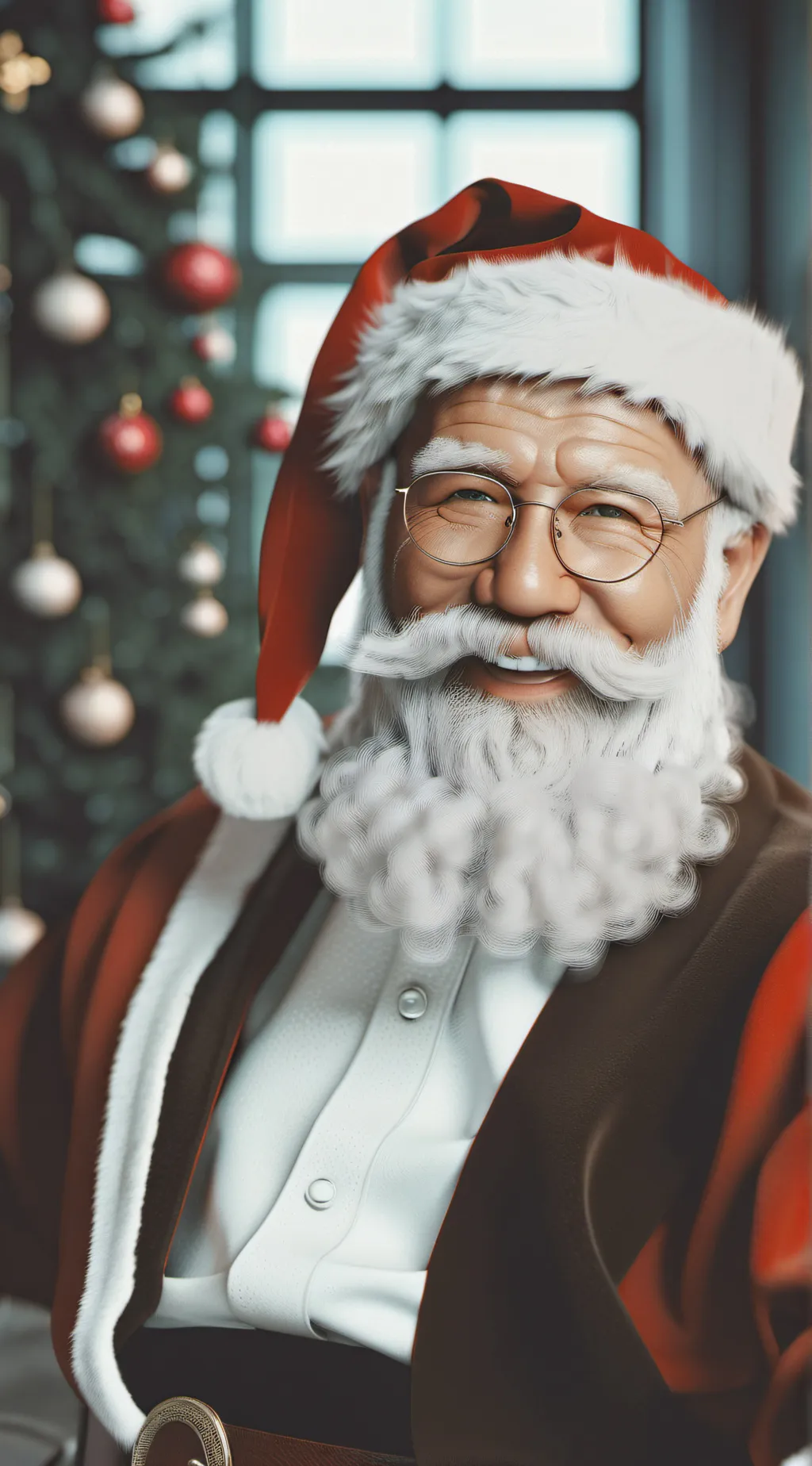 ai character: santa background