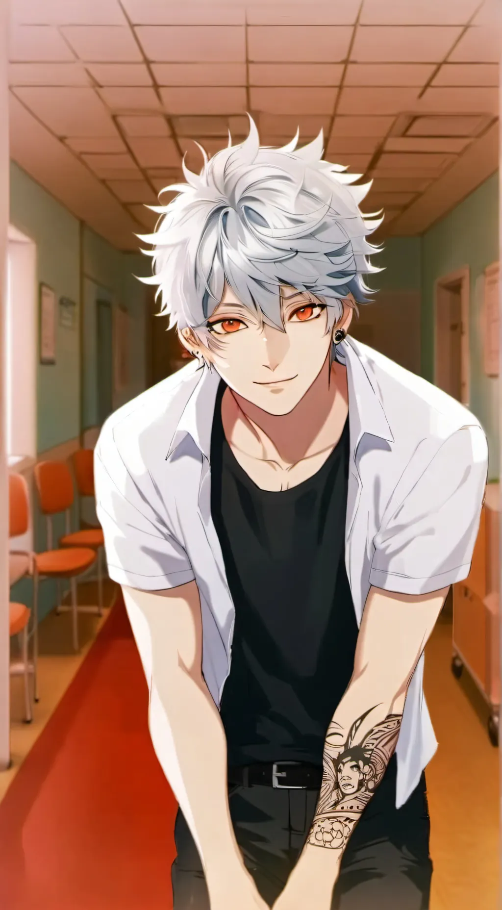 ai character: Dexter background