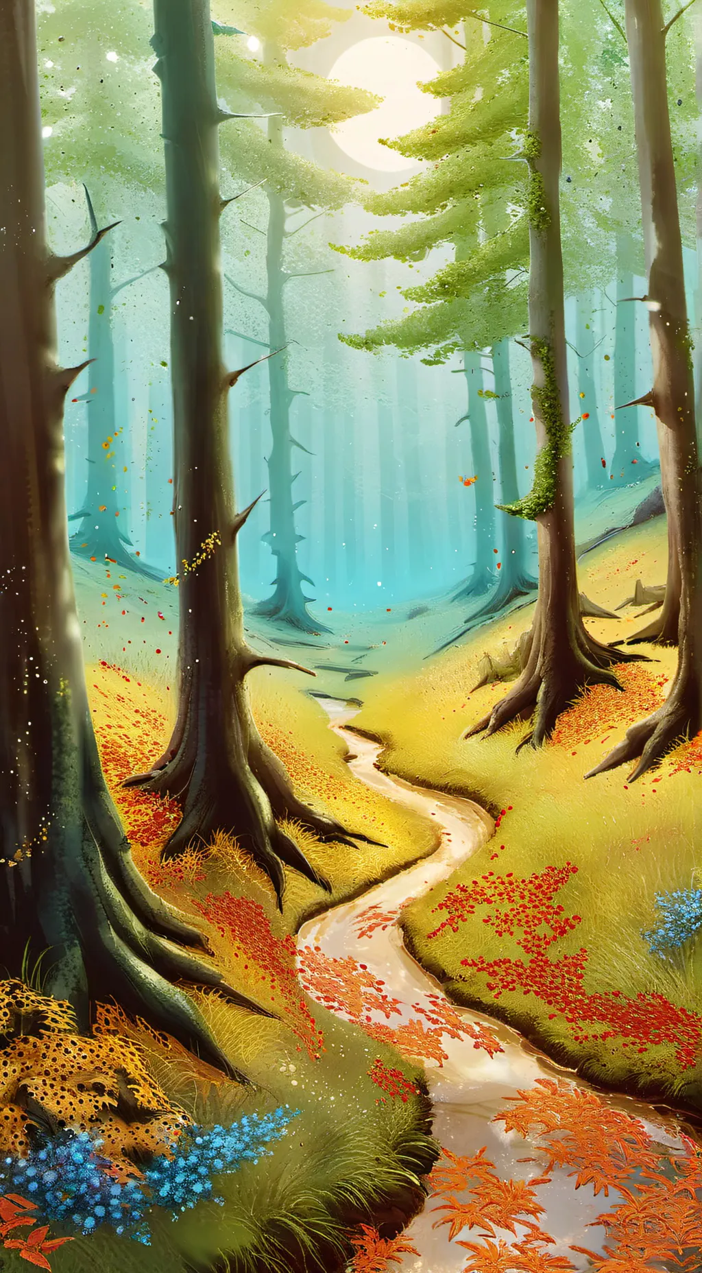 ai character: enchanted background