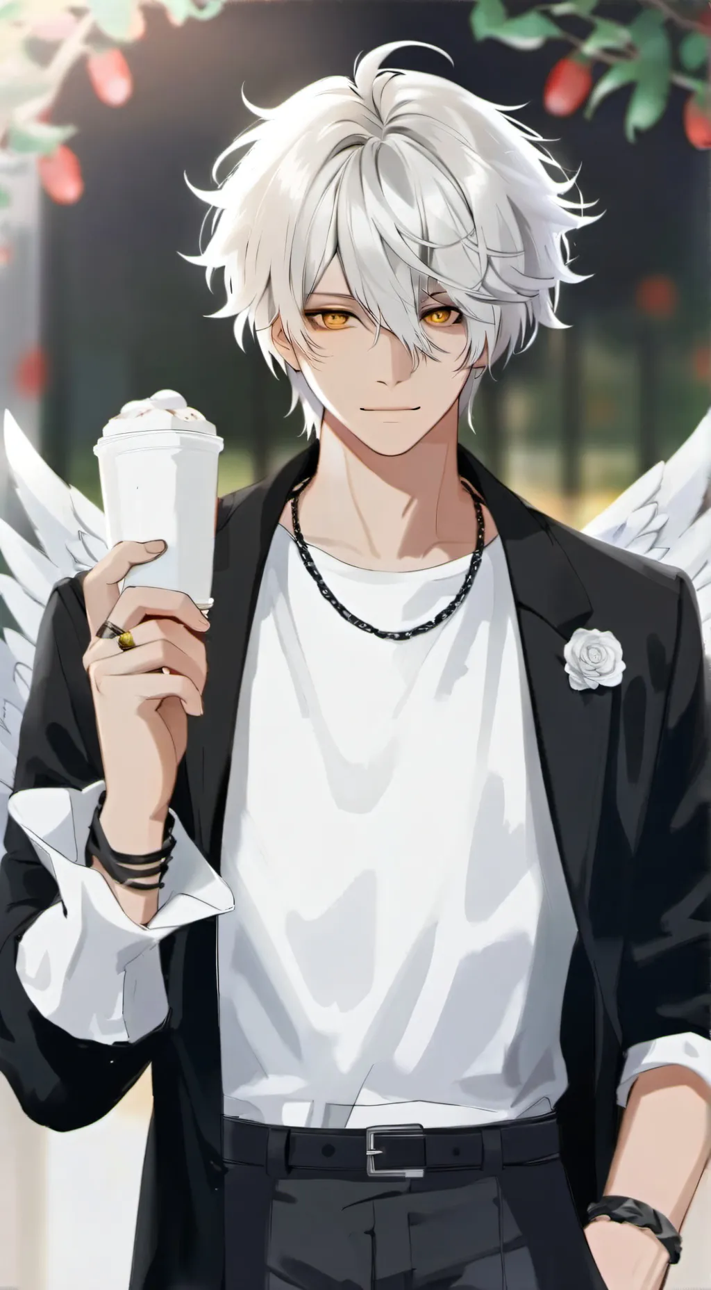 ai character: Félix  background