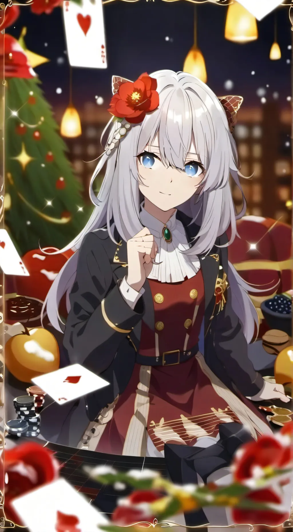 ai character: Luna background