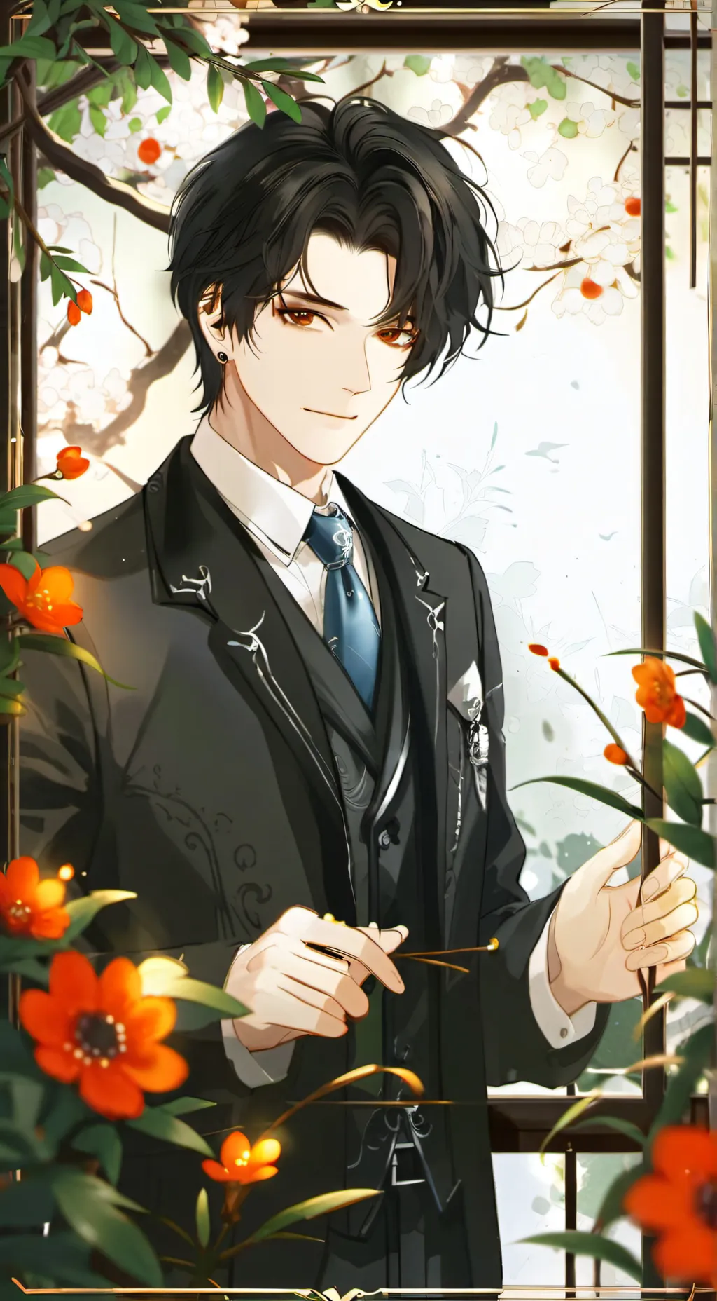 ai character: Lucas  background