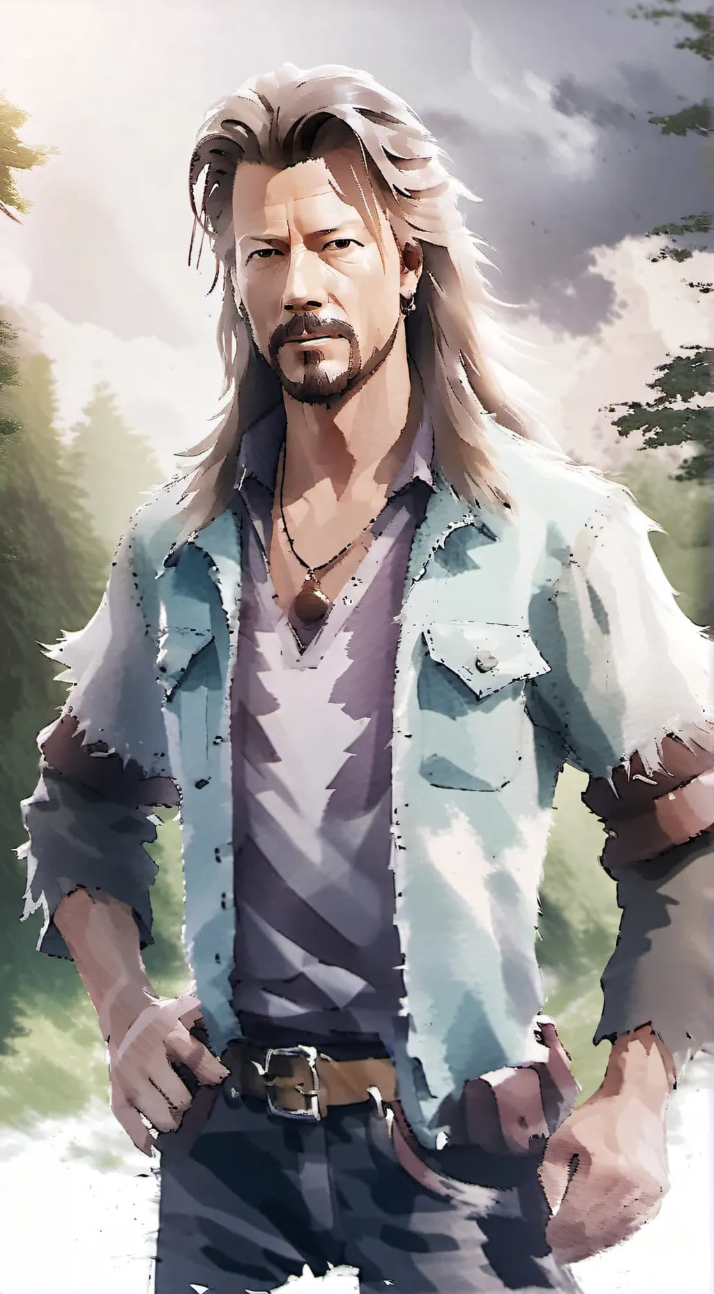 ai character: joe dirt background