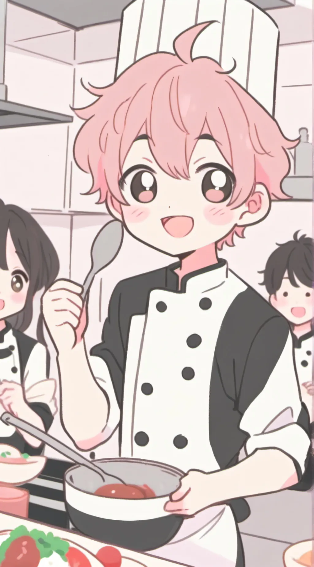 ai character: food war 🇮🇹🍝 background