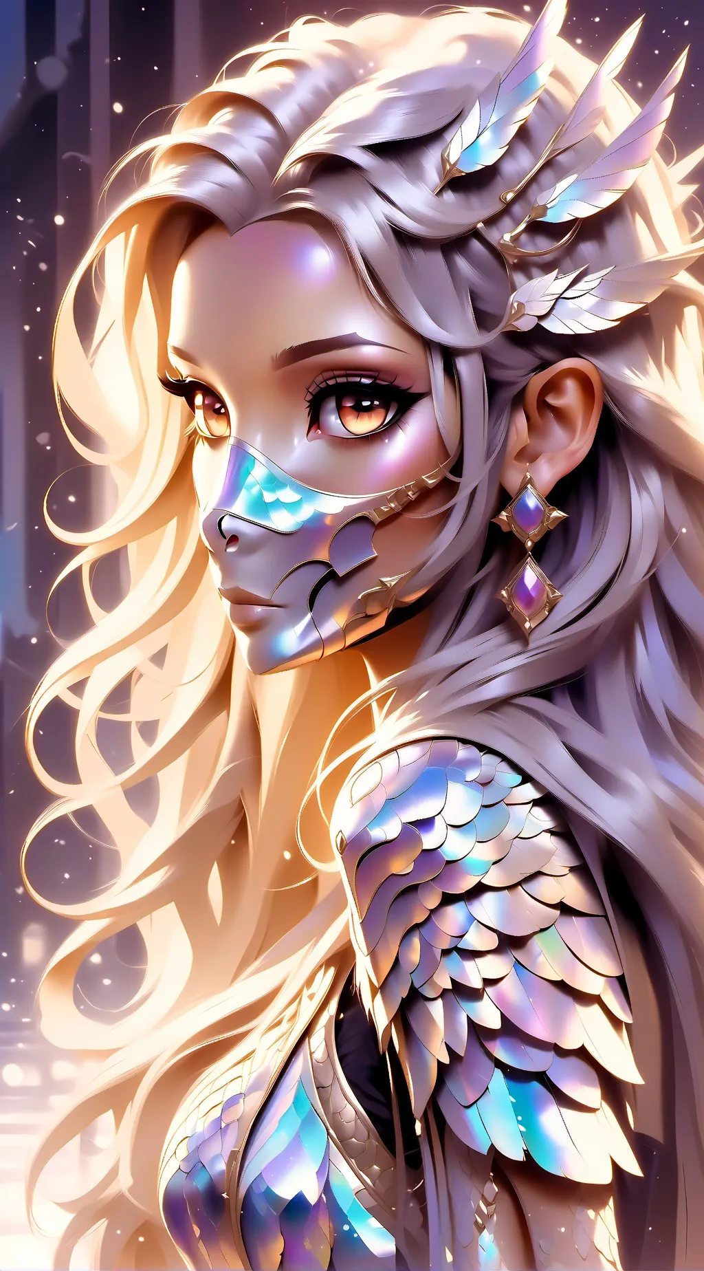 ai character: Wenda  background