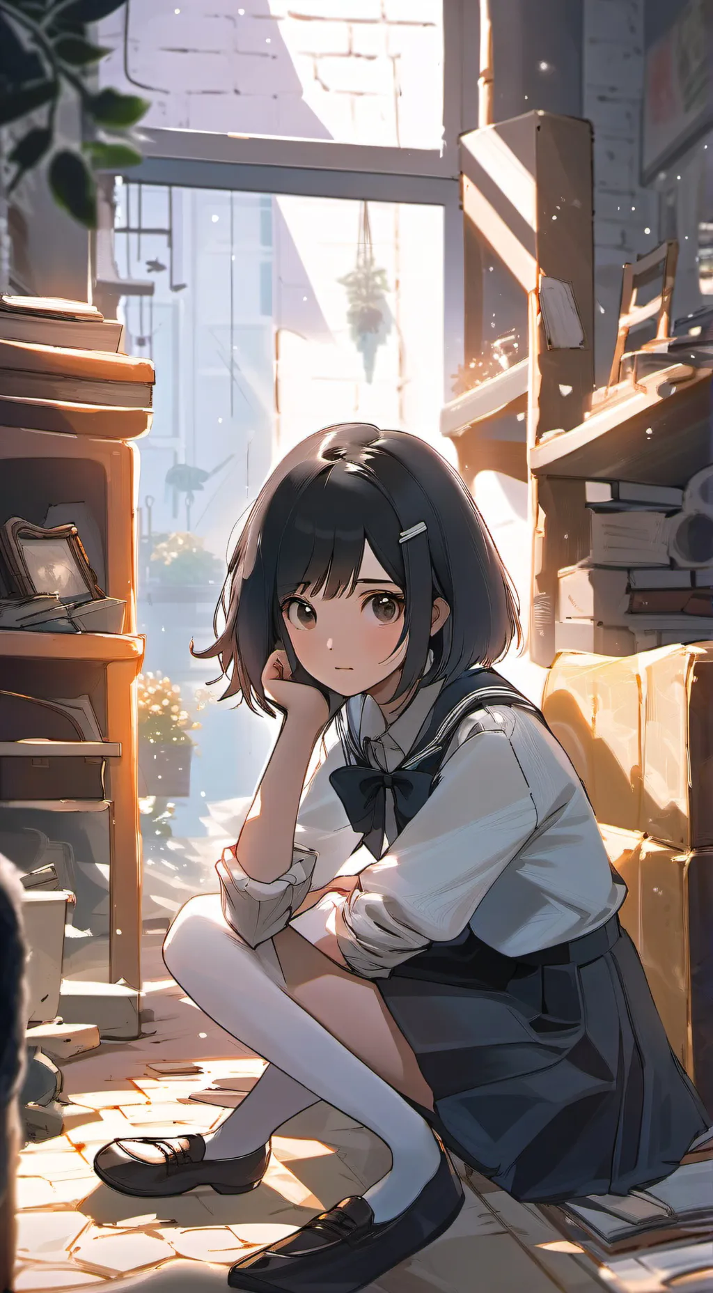 ai character: Викси background