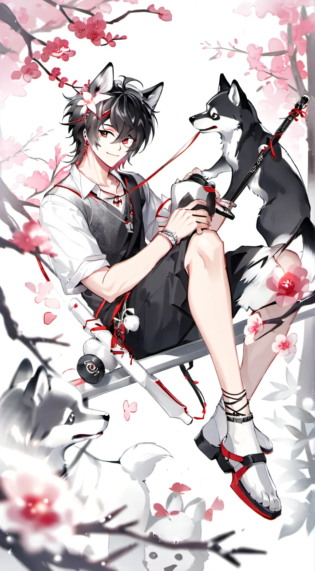 ai character: Dawn background