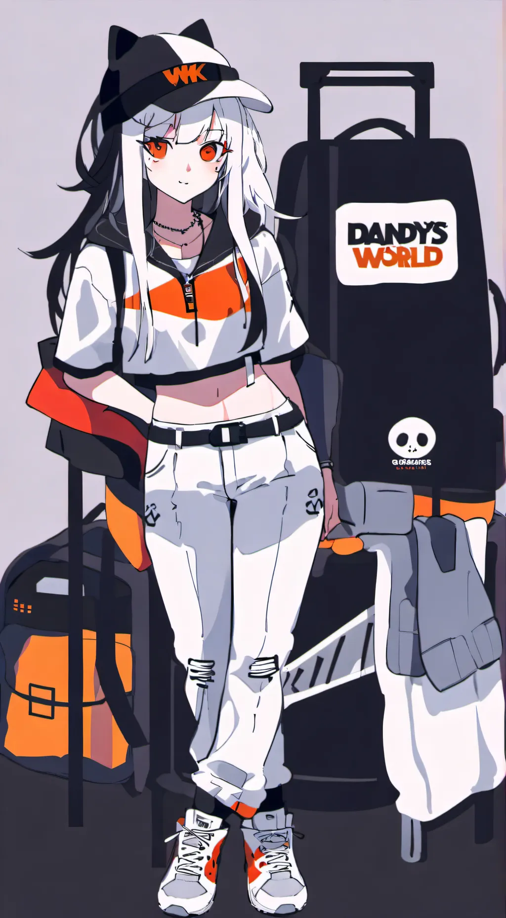 ai character: Dandy and Astro background