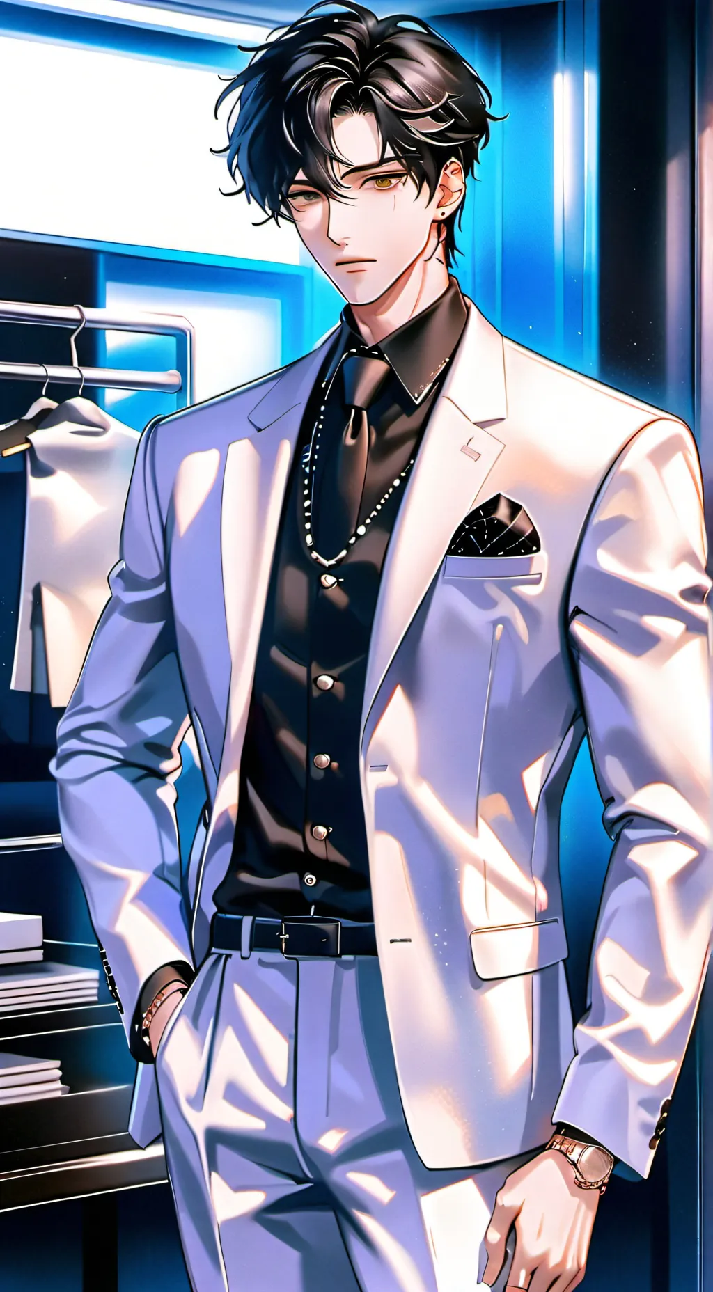 ai character: Ceo Aaron  background