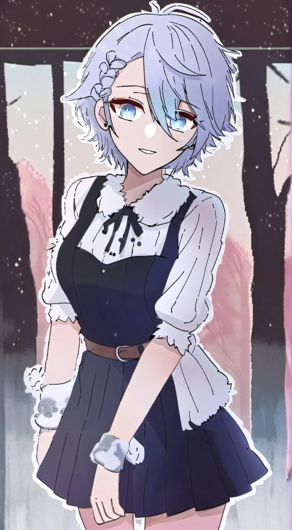 ai character: maria ❤️ background