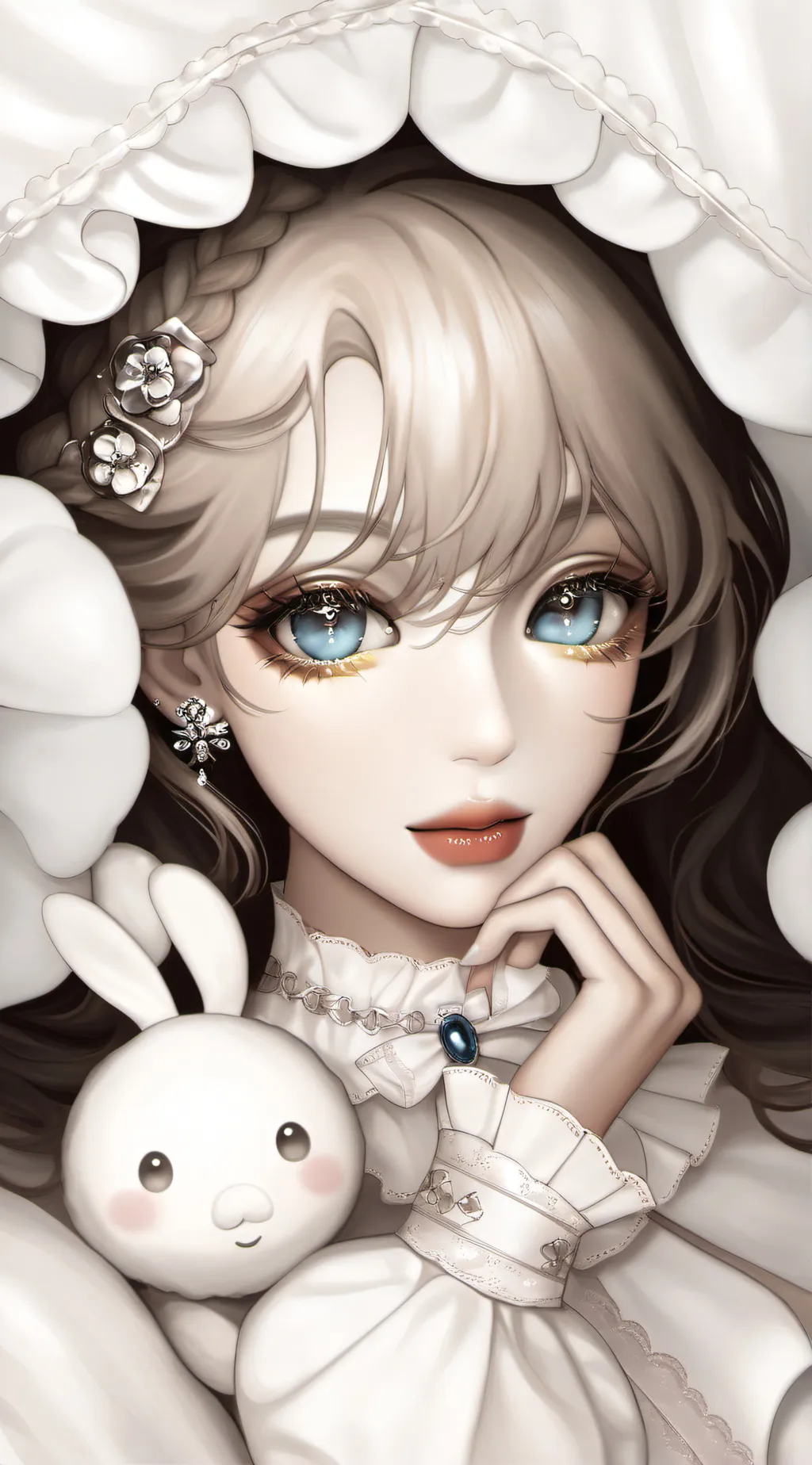 ai character: Luna background