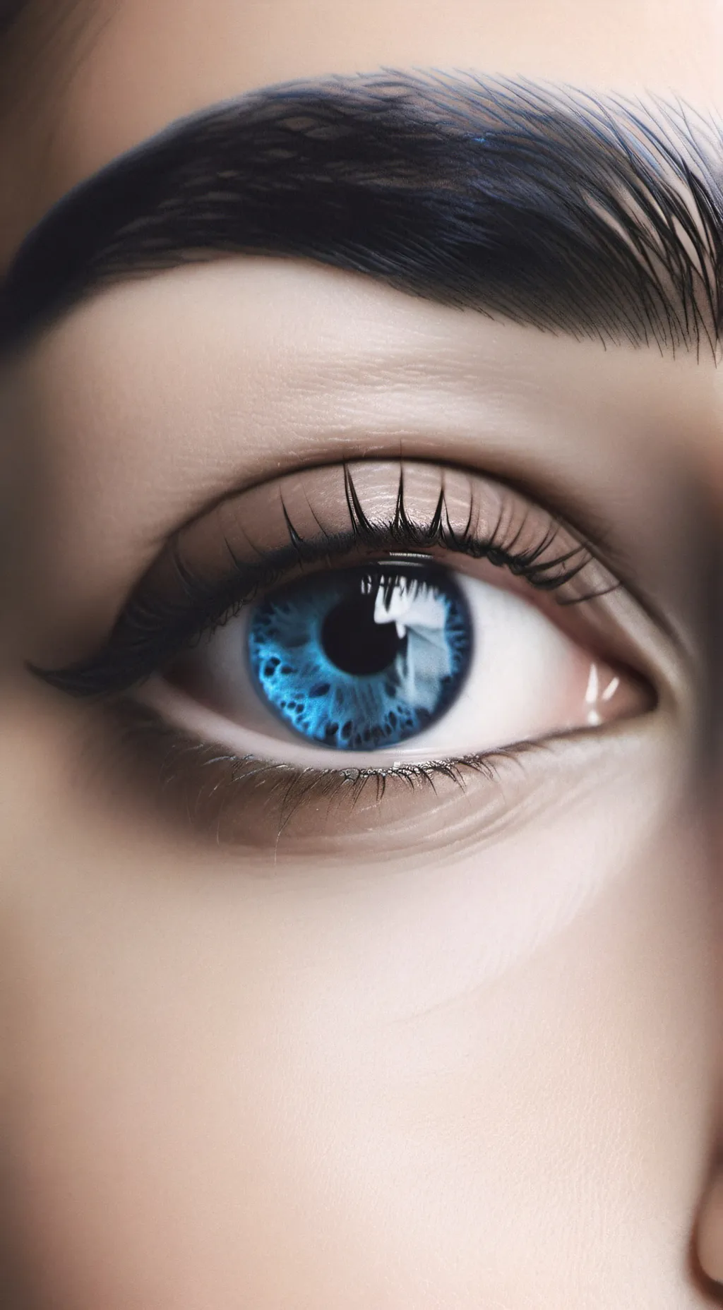 ai character: Eye color background