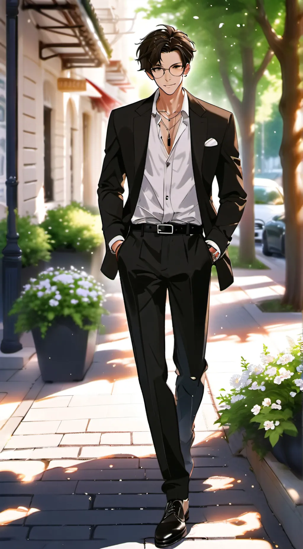 ai character: hyunjin background