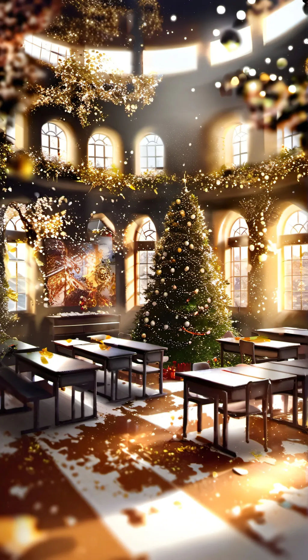 ai character: Hazbin high school background