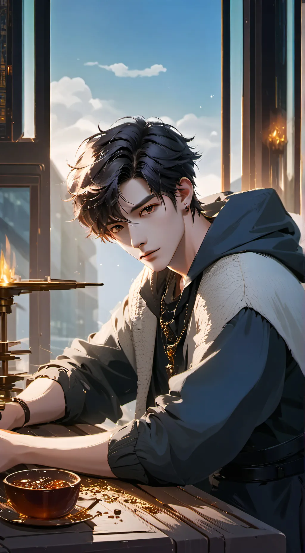 ai character: Luke background