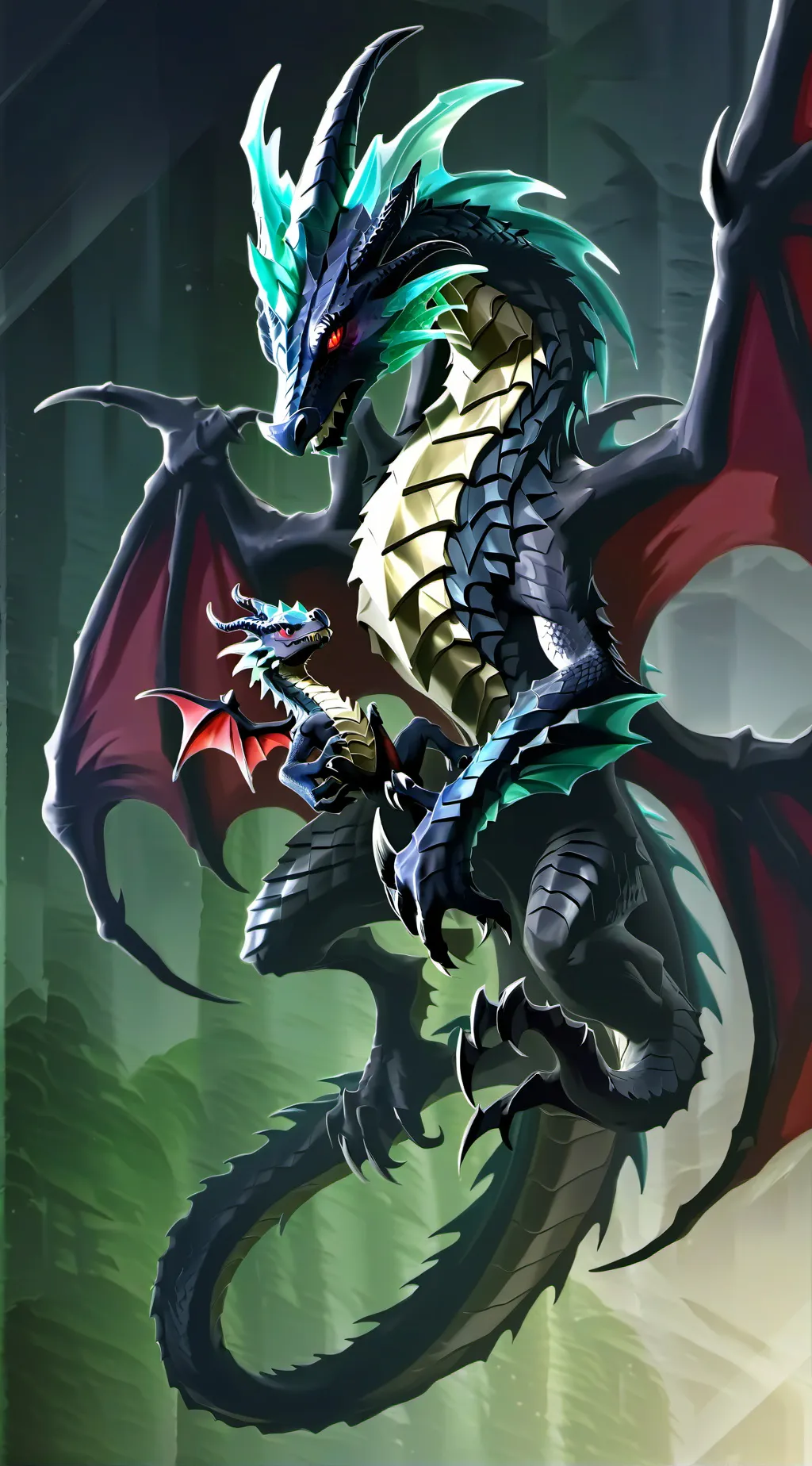 ai character: Night Fang and Bel background