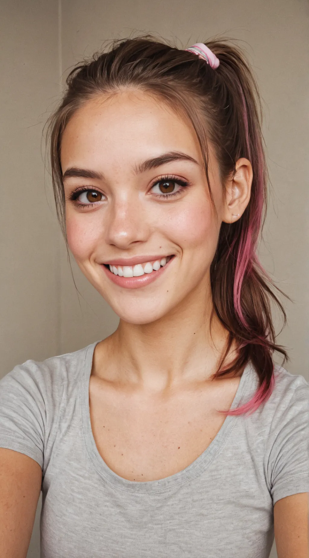 ai character: Mila🐧💝 background