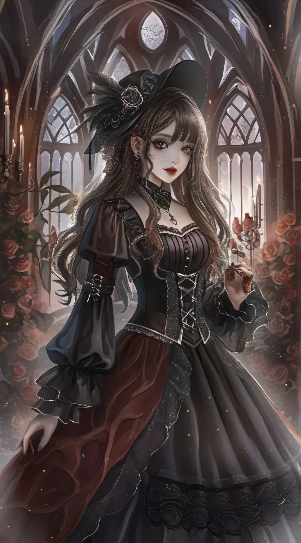 ai character: Luna background