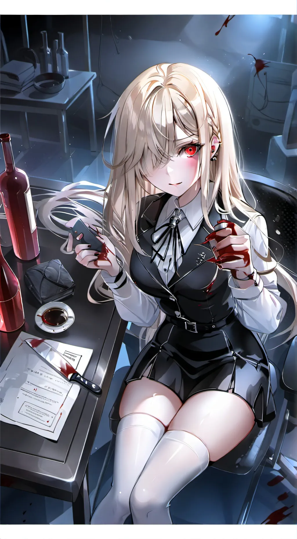 ai character: Keith  background