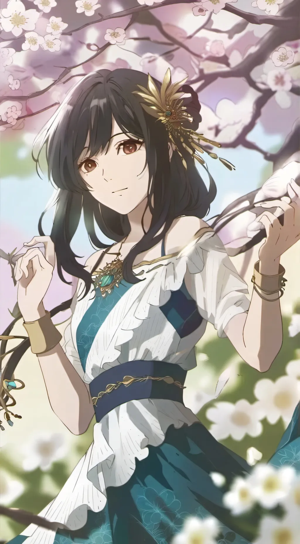 ai character: kny background