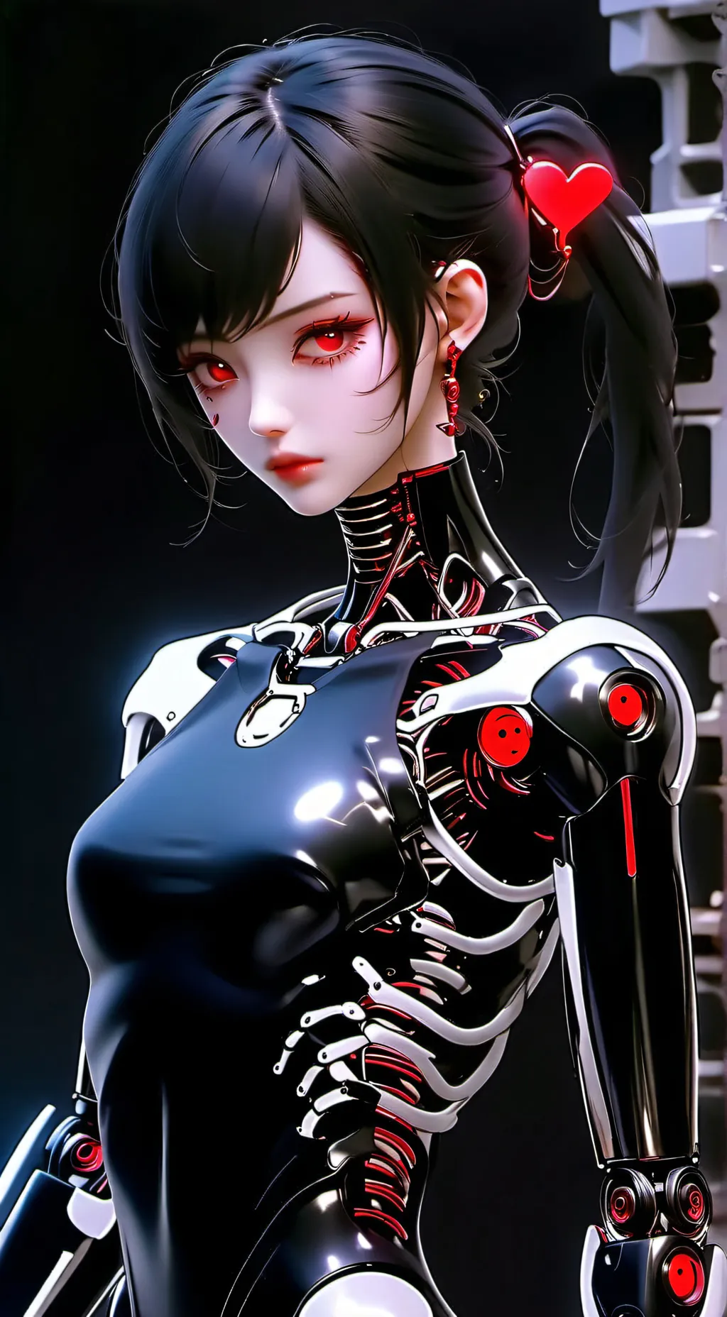 ai character: Aurora background