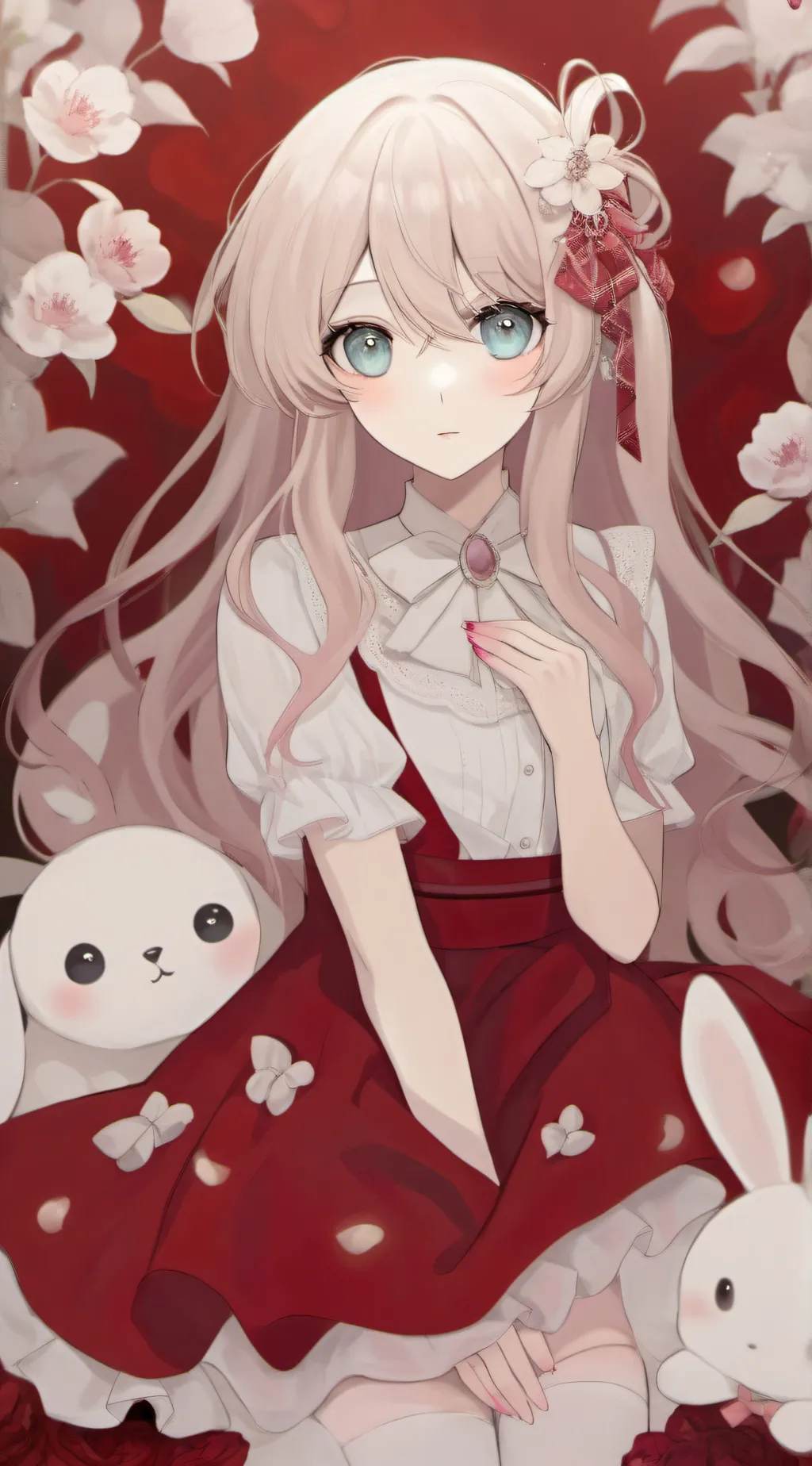 ai character: Angela  background