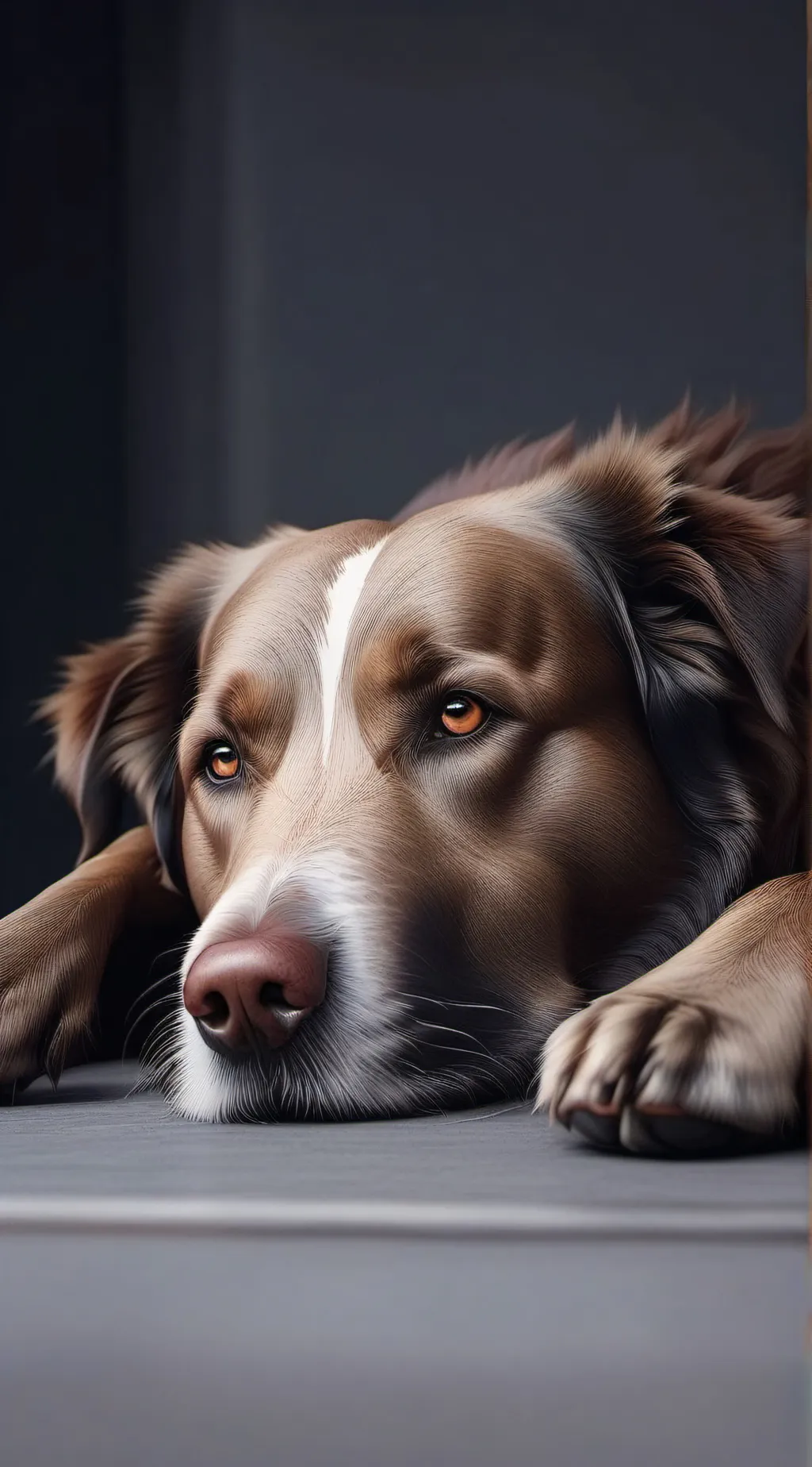 ai character: www.Dogs.com/ Dog  background