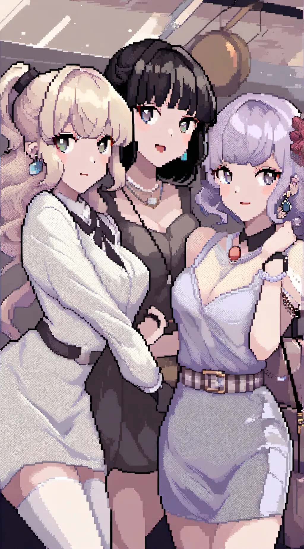 ai character:  Bea,Gaia e Kayla🤣 background