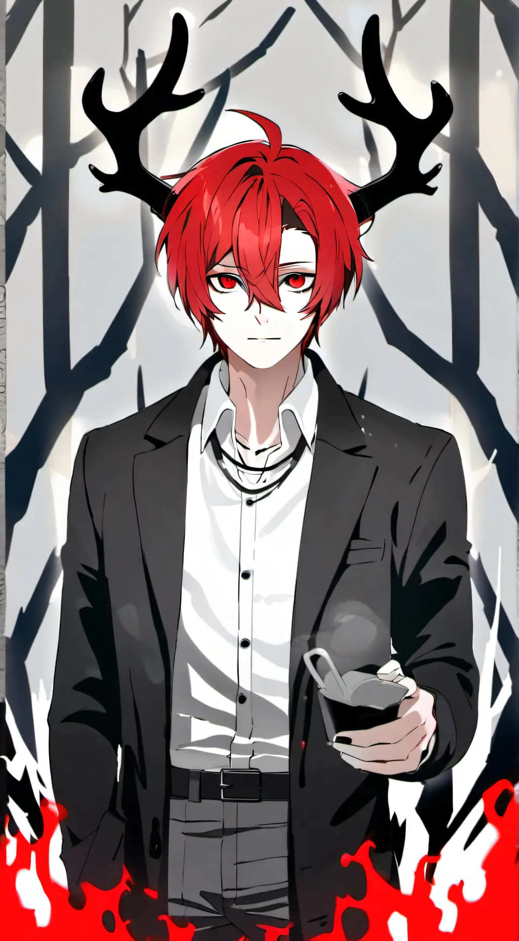 ai character: alastor  background