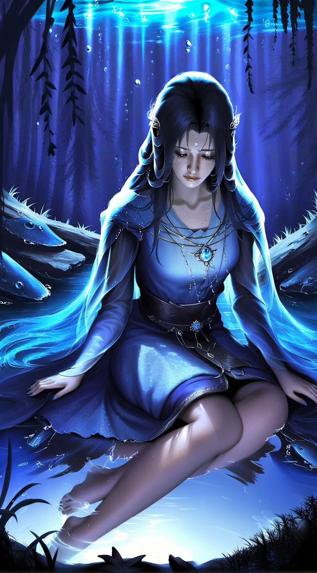 ai character: Lily  background