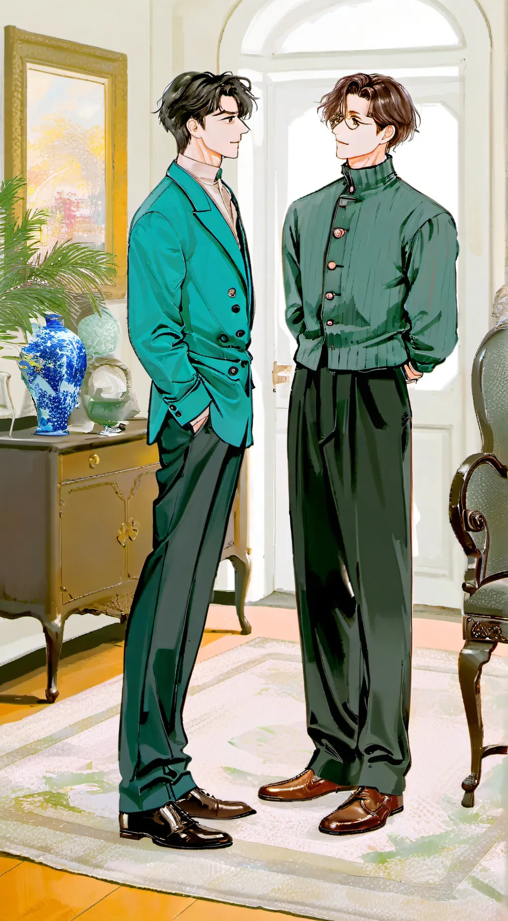 ai character: Aron y max background