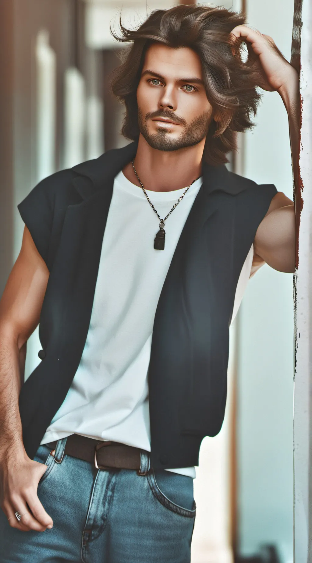 ai character: Ashton background