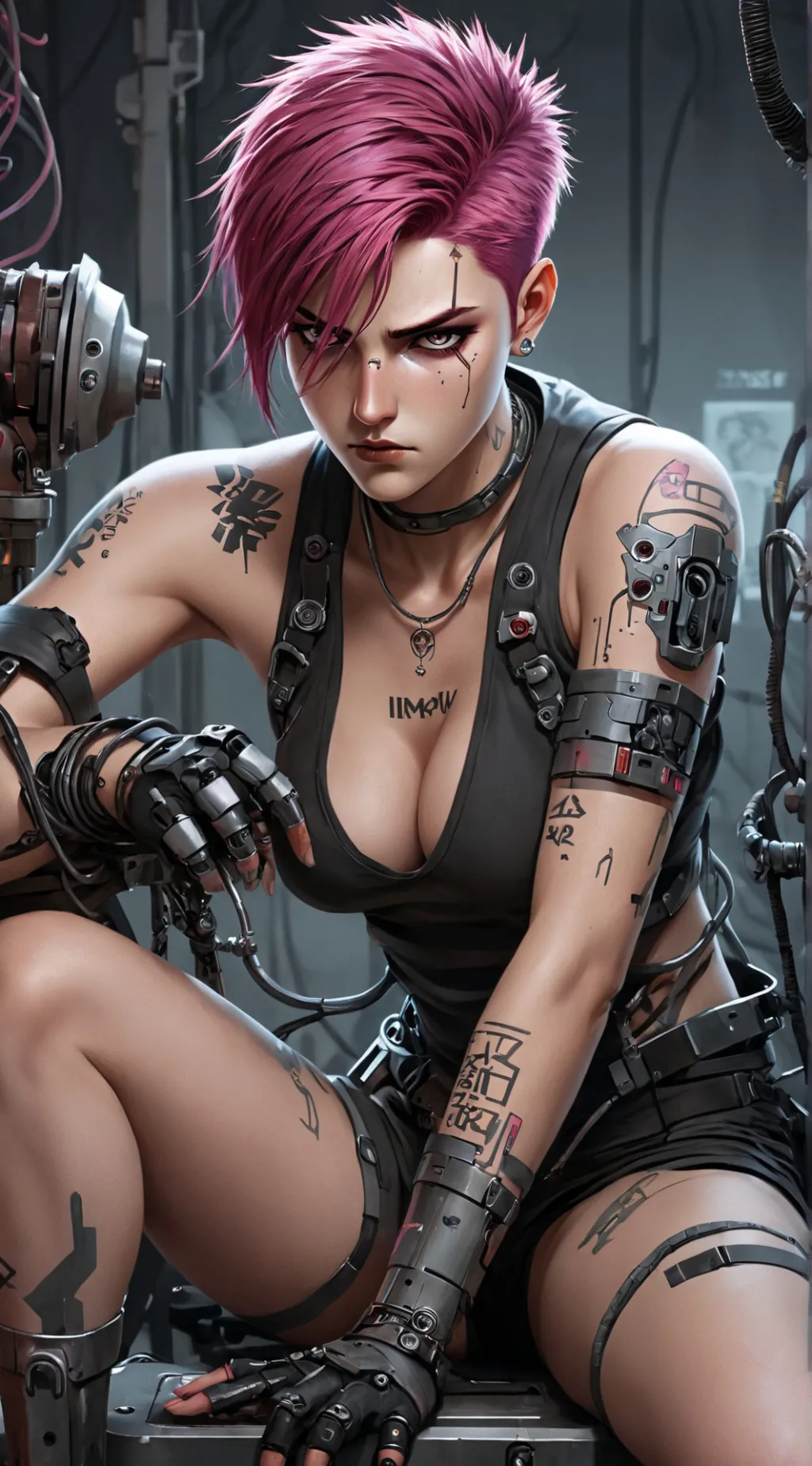 ai character: Vi background