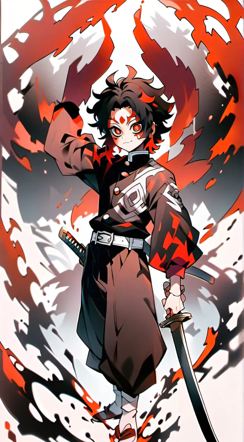 ai character: Kokushibo  background