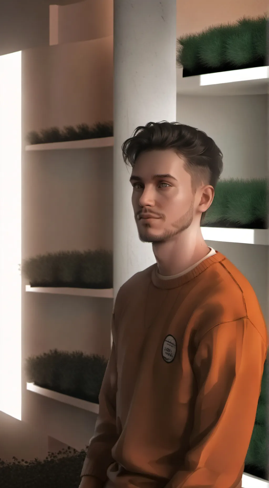 ai character: Me background