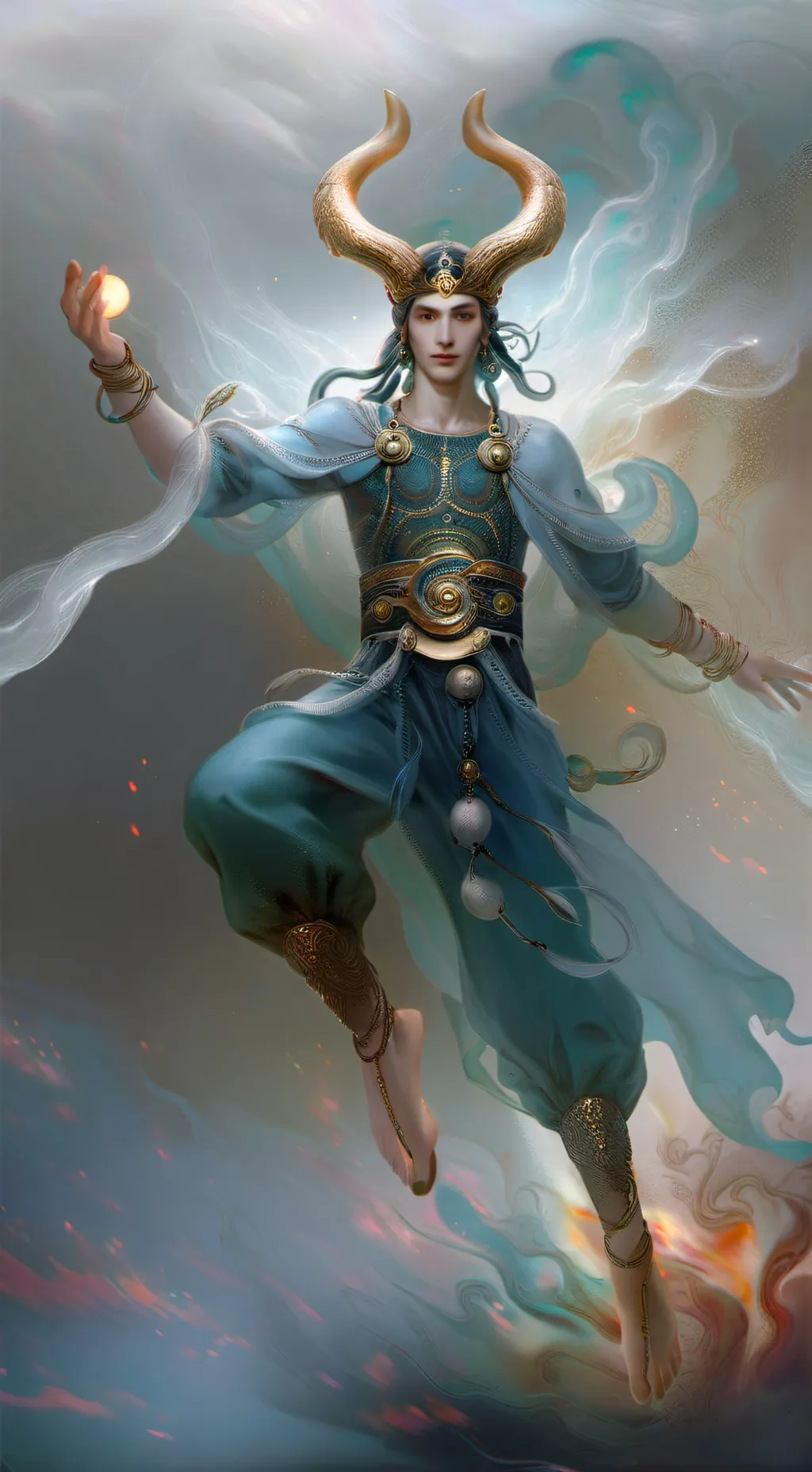 ai character: Hermes  background