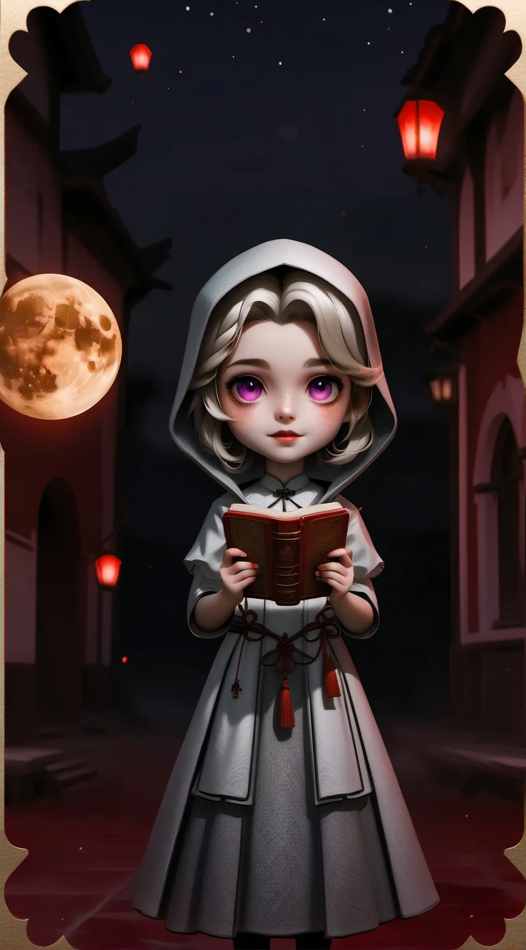 ai character: Lilly background